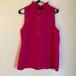 JCrew Pink Silk Top